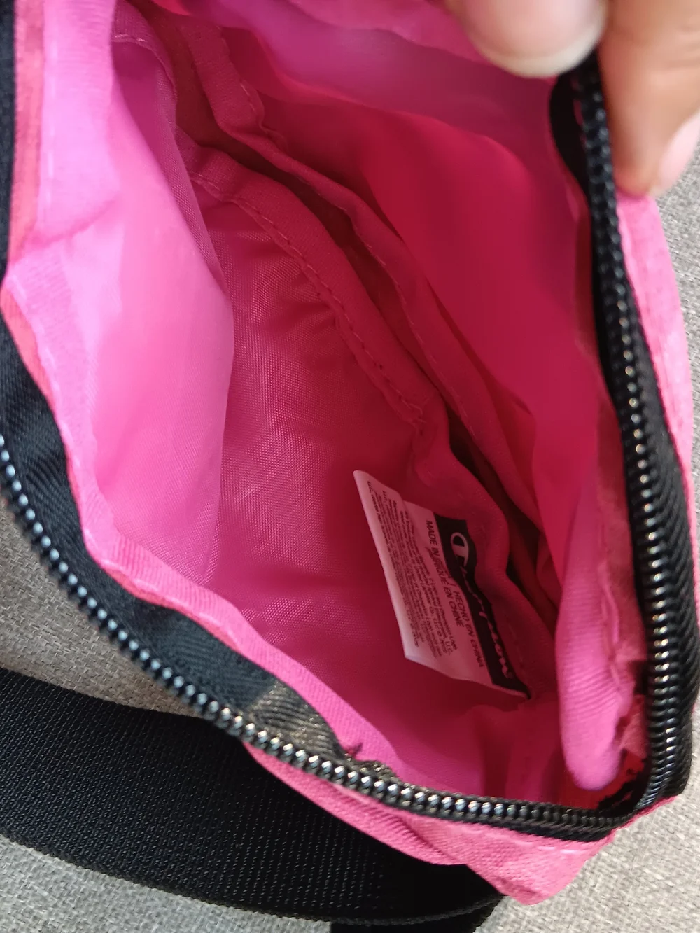 Champion City Waist fanny Pack Pink/Red Small Belt Bag CH1323 NWT